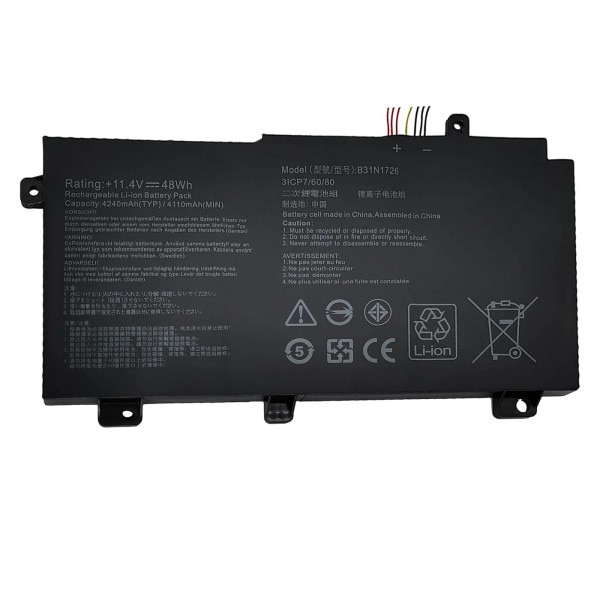 Baterie model B31N1726 pentru laptop ASUS FX80 FX86 FX504 FX505 A15
