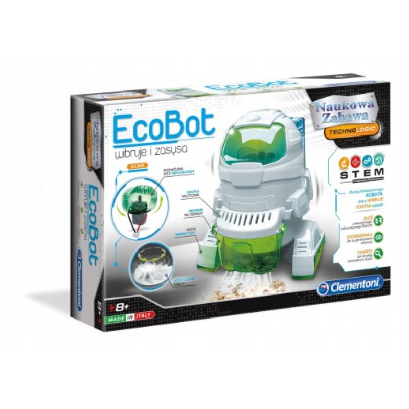 Kit educativ Ecorobot, Clementoni, 8 ani+