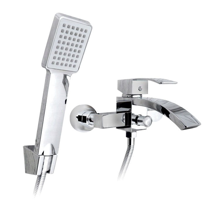 Set baterie de dus, ZOLTA, crom cu para inclusa 15 x 18 x 6, 5 cm