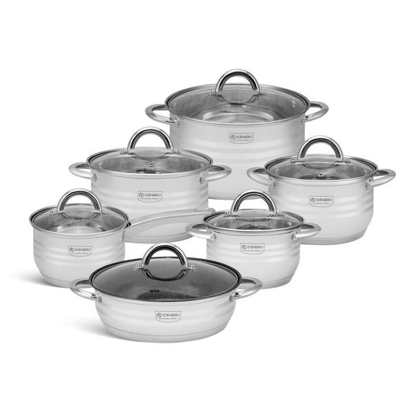 Set gatit 12 piese inox Edenberg EB4042