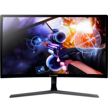 Monitor Gaming Curbat LED VA AOPEN 23.6'', Full HD,144Hz, 4ms, AMD® Radeon FreeSync™, 1800R, DVI, HDMI, Display Port, 24HC1QRPBIDPX Monitor Gaming Curbat LED VA AOPEN 23.6'', Full HD,144Hz, 4ms, AMD® Radeon FreeSync™, 1800R, DVI, HDMI, Display Port, 24HC1QRPBIDPX