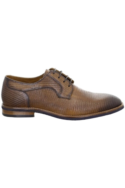Pantofi barbati, Salamander, Boha Cognac, Piele naturala, Maro, 42 EU