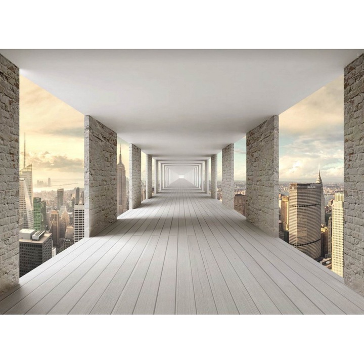 Fototapet 3D, Un balcon in cer, Fantezie, Abstractie, 400 x 250 cm
