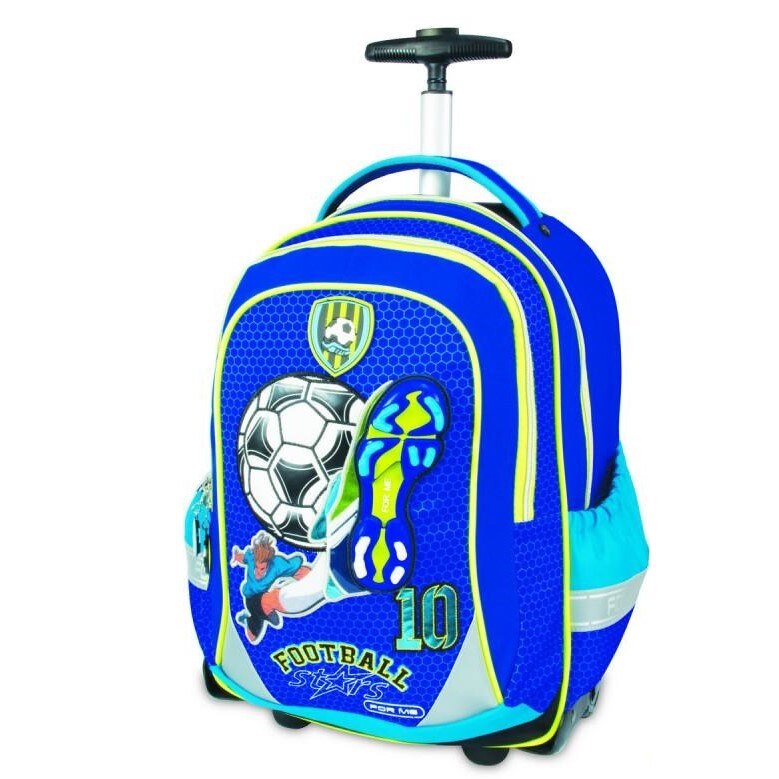 Troller Fotball 3D, Extreme4ME, 2 compartimente , ergonomic, maner telescopic, 42 x 30 x 17 cm