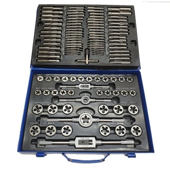 Trusa Filiere Tarozi 110 piese, Cutie Metalica Trusa Filiere Tarozi 110 piese, Cutie Metalica