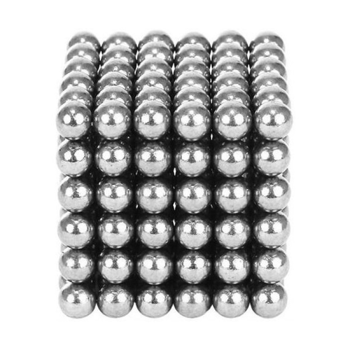 Комплект магнитни топки SIKS BMG01, Сребрист, 216 топки