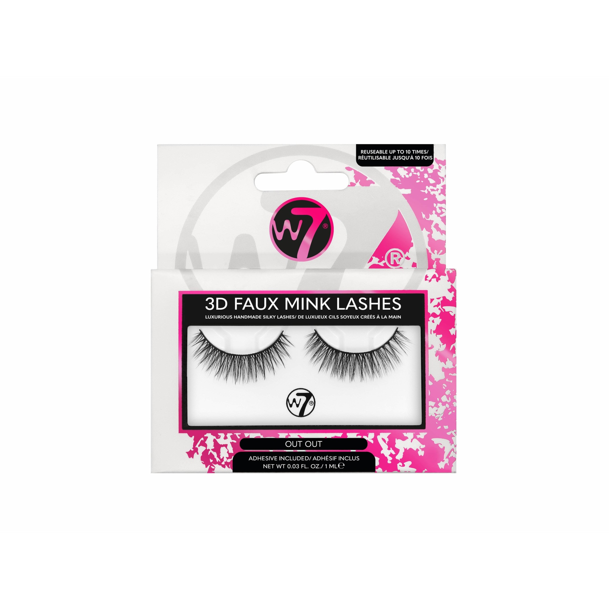 Gene false W7 3D Faux Mink Lashes Out Out