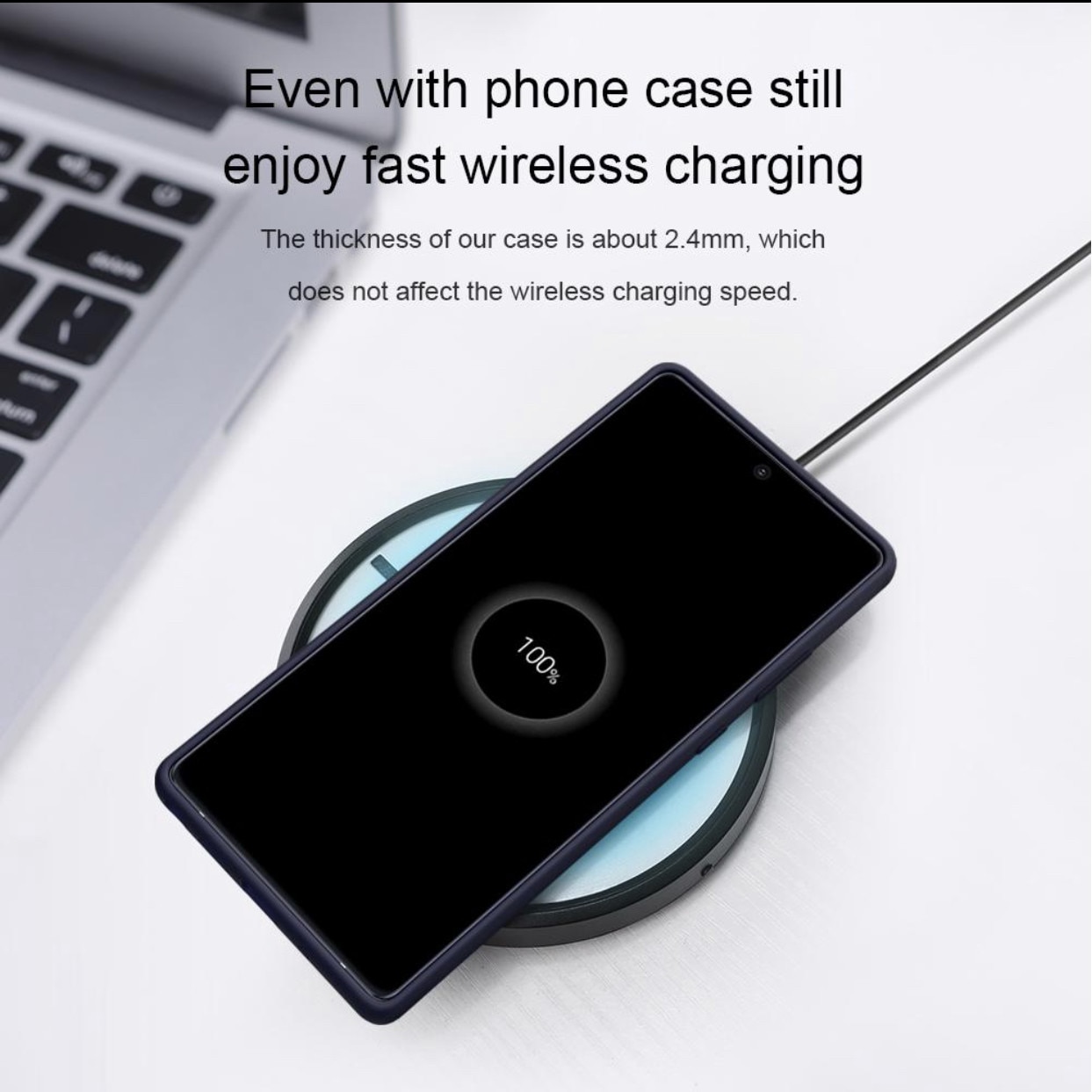 Husa din silicon ultra-slim MATA cu microfibra pe interior, compatibila cu Samsung Galaxy Note 20 5G, Neagra