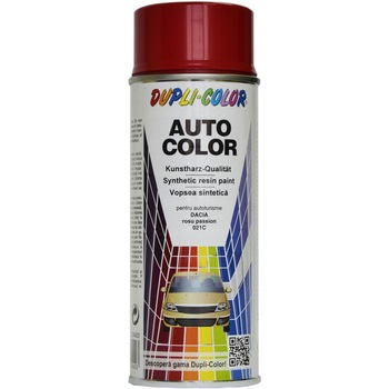 Vopsea auto Logan Dupli-Color, nemetalizat, rosu passion, 350 ml Vopsea auto Logan Dupli-Color, nemetalizat, rosu passion, 350 ml