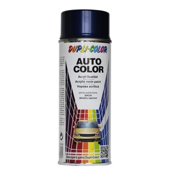 Vopsea auto Dacia Dupli-Color, metalizat, albastru spectral, 350 ml Vopsea auto Dacia Dupli-Color, metalizat, albastru spectral, 350 ml
