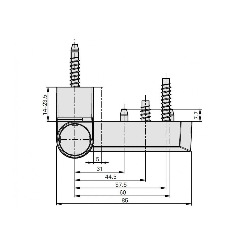 Balama usa termopan, Roto tip PS23, inaltime cercevea 17-20.5 mm, max ...