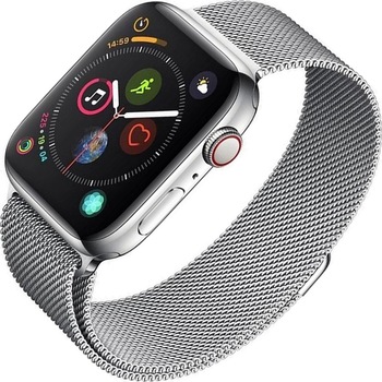 Curea metalica ZAFIT™ Milanese Loop, pentru Apple Watch 7/6/5/4, Diagonala 44/45 mm, Argintiu Curea metalica ZAFIT™ Milanese Loop, pentru Apple Watch 7/6/5/4, Diagonala 44/45 mm, Argintiu