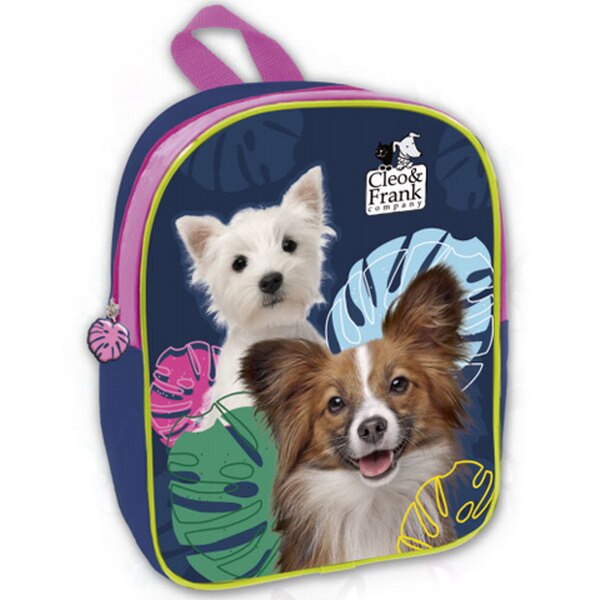 Ghiozdan gradinita Cleo&Frank cu 1 compartiment, 29x23x10cm