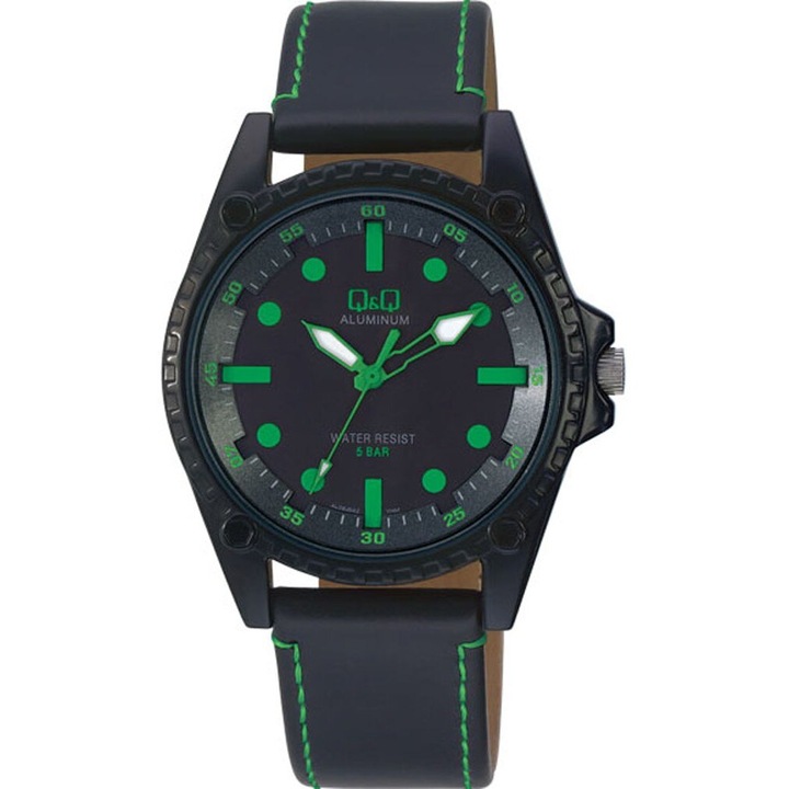 Ceas barbatesc Negru Q&Q AL08J542Y