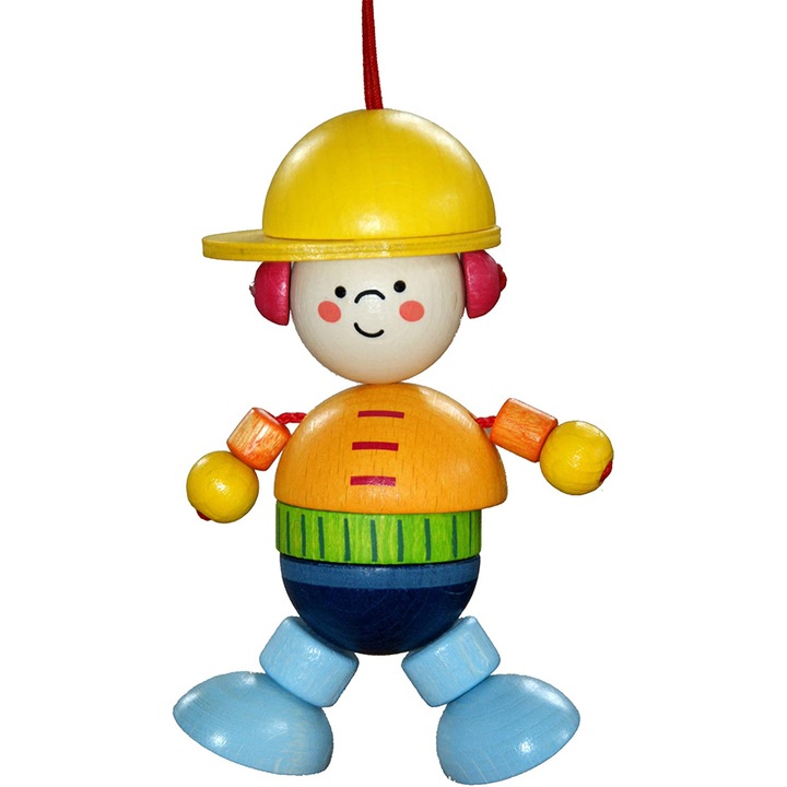 Бебешка играчка Chippo Hess Spielzeug 127660 1-83, Фигурка, От дърво, 13cm, Многоцветен