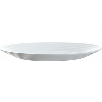 Set 6 farfurii rotunde,opal,albe,Luminarc,25cm Set 6 farfurii rotunde,opal,albe,Luminarc,25cm
