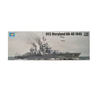 Kit de construit nava de razboi USS Maryland BB-46 1945 1:700 Kit de construit nava de razboi USS Maryland BB-46 1945 1:700