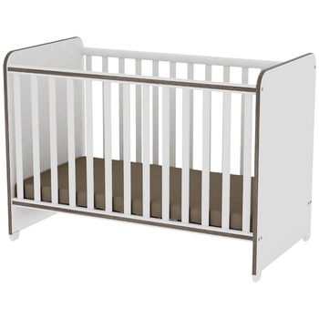 Patut Lorelli Sweet Dream, 60 X 120 cm, Alb/Maro Patut Lorelli Sweet Dream, 60 X 120 cm, Alb/Maro
