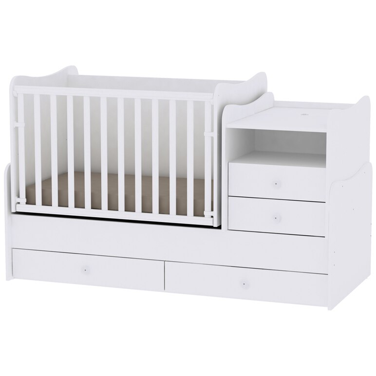 Mobilier transformabil Lorelli Combo, 72 x 172 cm, Alb