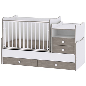 Mobilier transformabil Lorelli Combo, 72 x 172 cm, Alb/Maro Mobilier transformabil Lorelli Combo, 72 x 172 cm, Alb/Maro