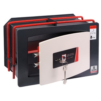 Seif de incastrat in perete,230x350x190 mm, inchidere cu cheie, Planet Safe WL.2319.K Seif de incastrat in perete,230x350x190 mm, inchidere cu cheie, Planet Safe WL.2319.K