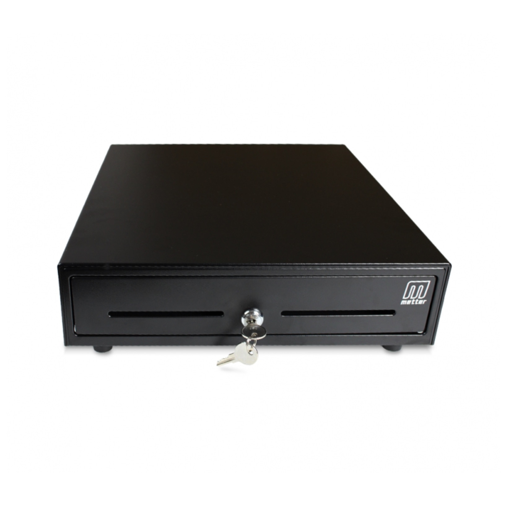 Sertar de bani metalic Metter CD410B-RFID, negru