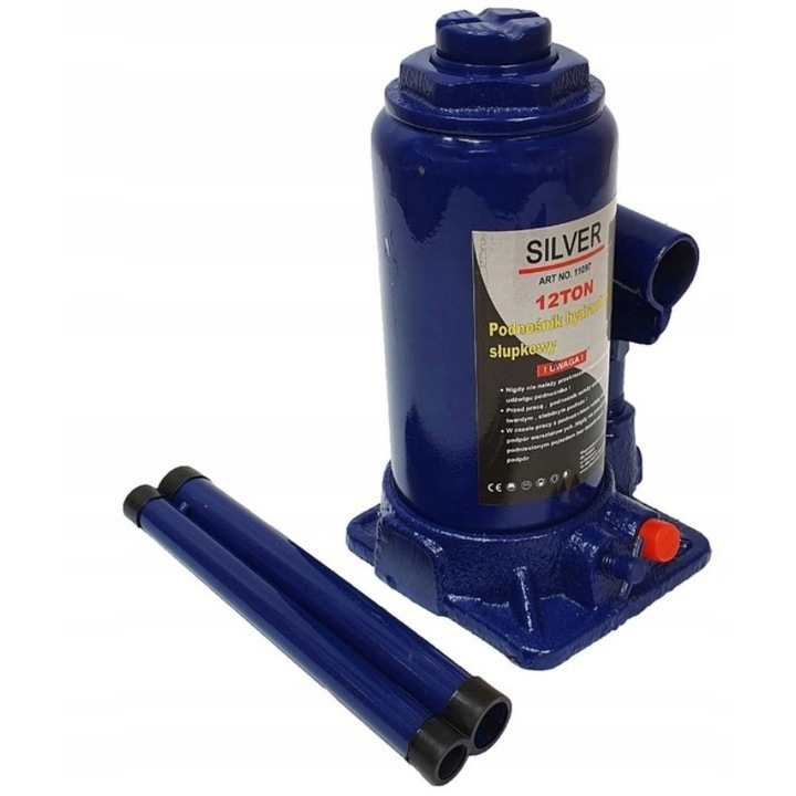 Cric hidraulic 12T Silver