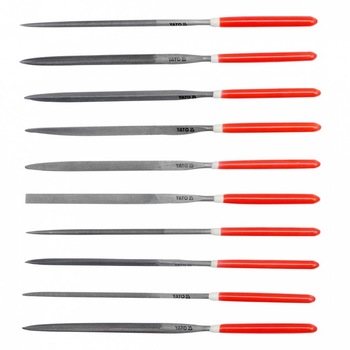 Set pile conice Yato YT-6163, dimensiune 3x140x65mm, 10 buc Set pile conice Yato YT-6163, dimensiune 3x140x65mm, 10 buc