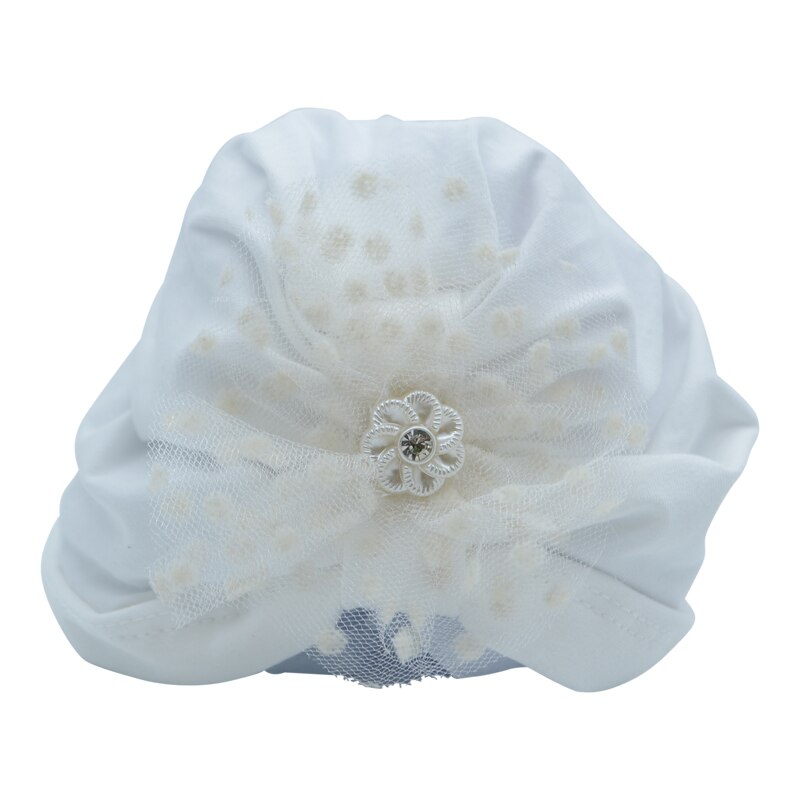 Turban pentru fete Mic Pitic T71, Alb 62525