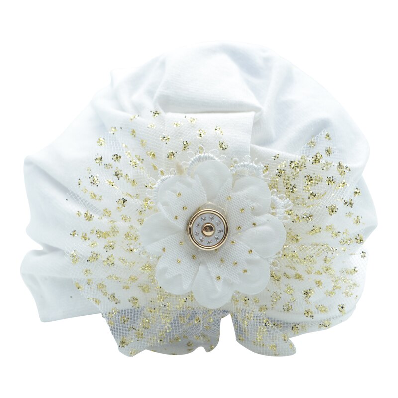 Turban pentru fete Mic Pitic T111A, Alb 62531