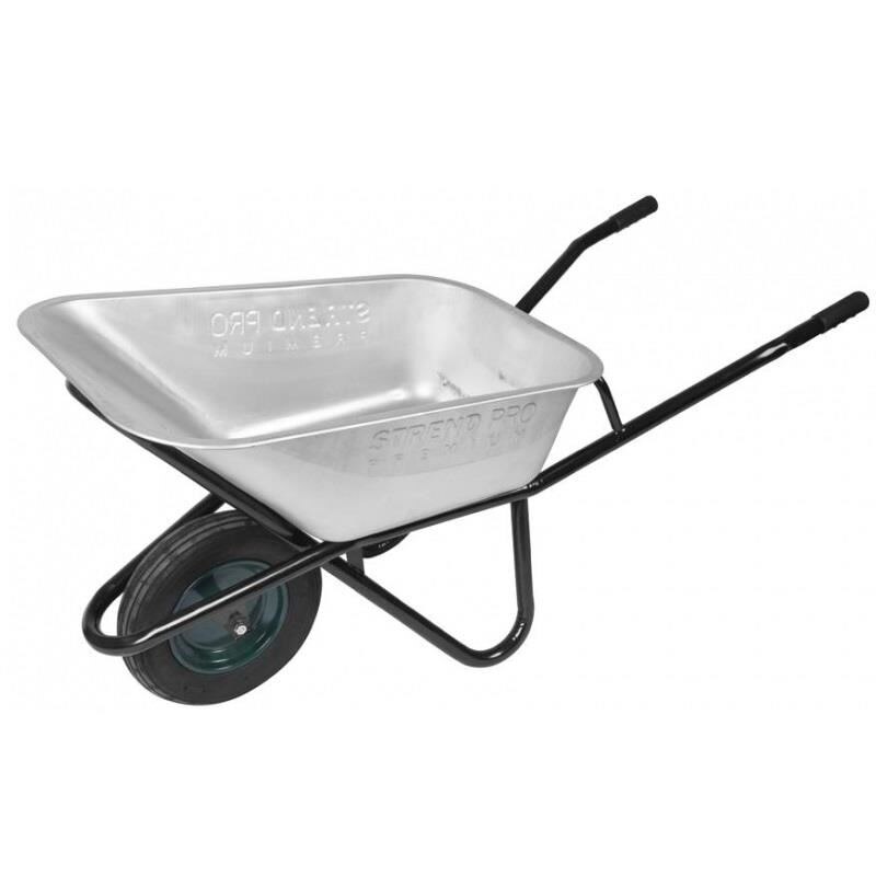 Roaba Strend Pro Premium Fortis D-3, cuva zincata, roata gonflabila, 100 l, max 200 kg