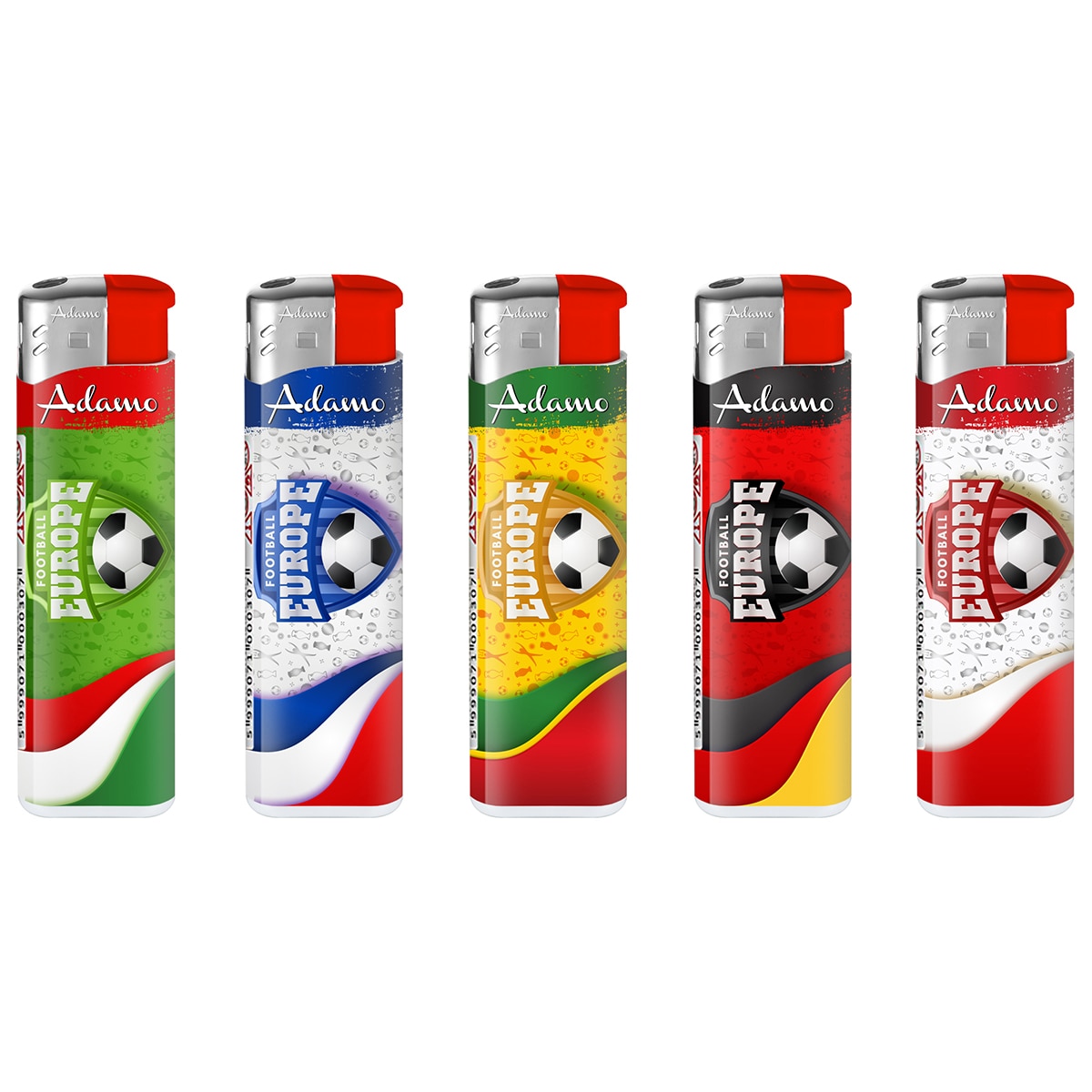 Set 5 brichete Football Europe