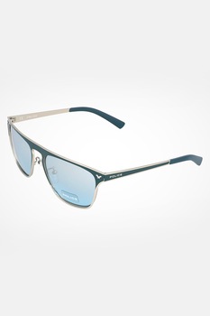 Police, Ochelari de soare unisex cu rama metalica, Negru/Argintiu, 56-18-135 Standard Police, Ochelari de soare unisex cu rama metalica, Negru/Argintiu, 56-18-135 Standard