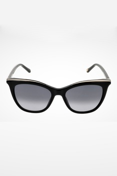 Fossil, Ochelari de soare cat-eye cu lentile in degrade, Negru, 52-18-140 Standard Fossil, Ochelari de soare cat-eye cu lentile in degrade, Negru, 52-18-140 Standard