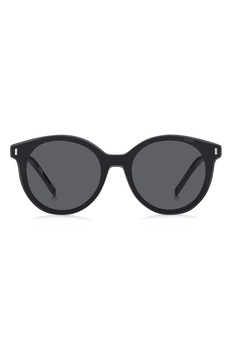 HUGO, Ochelari de soare rotunzi, Negru, 50-19-145 Standard HUGO, Ochelari de soare rotunzi, Negru, 50-19-145 Standard