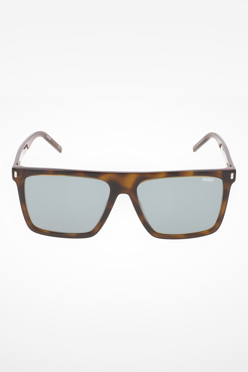HUGO, Ochelari de soare shield cu lentile oglinda, Maro, 57-16-145 Standard