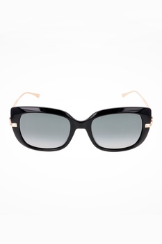 Jimmy Choo, Ochelari de soare butterly cu logo Orla, Negru/Auriu, 54-20-135 Standard Jimmy Choo, Ochelari de soare butterly cu logo Orla, Negru/Auriu, 54-20-135 Standard
