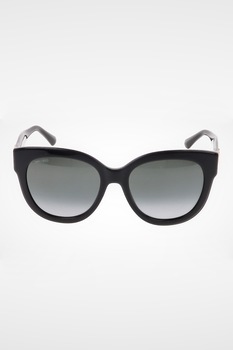 Jimmy Choo, Ochelari de soare cat-eye cu lentile in degarde Jill, Negru, 54-19-145 Standard Jimmy Choo, Ochelari de soare cat-eye cu lentile in degarde Jill, Negru, 54-19-145 Standard