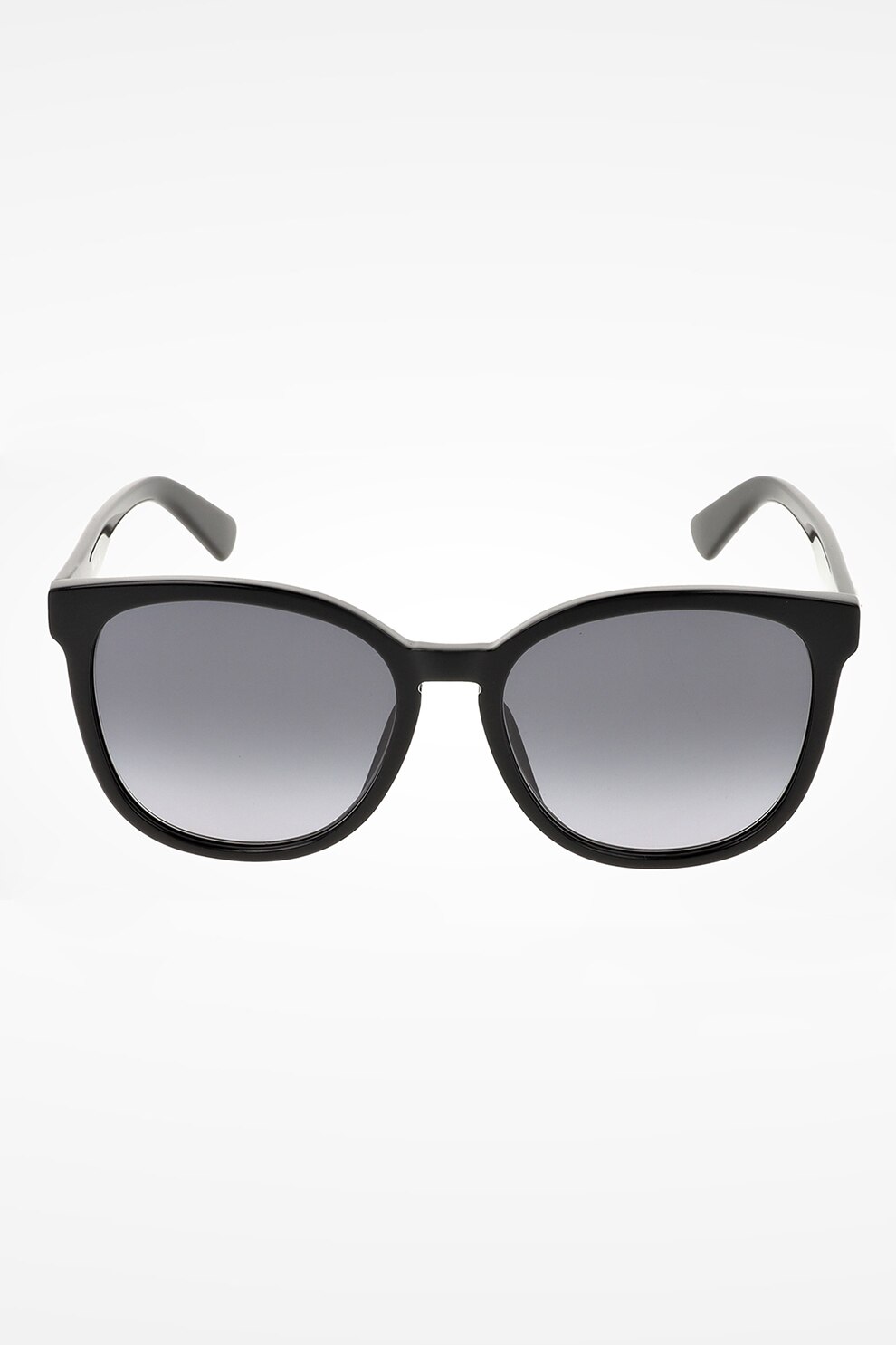 Love Moschino, Ochelari de soare rotunzi cu detalii logo, Negru, 56-18-145 Standard