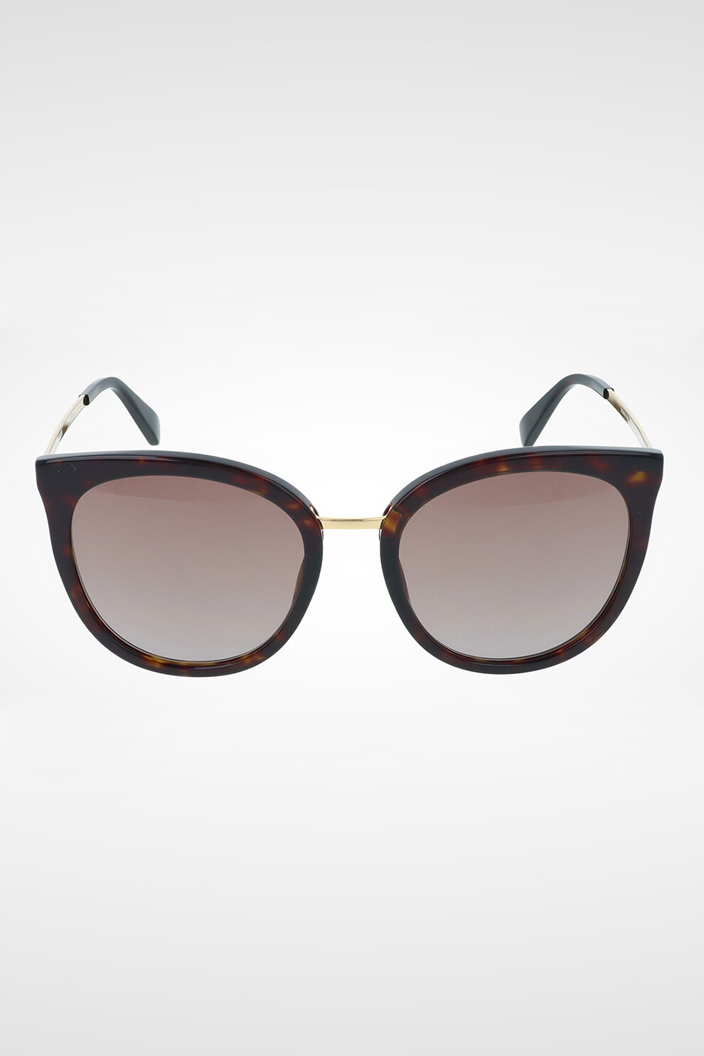 Love Moschino, Ochelari de soare cat-eye cu logo, Maro inchis, 55-24-140 Standard