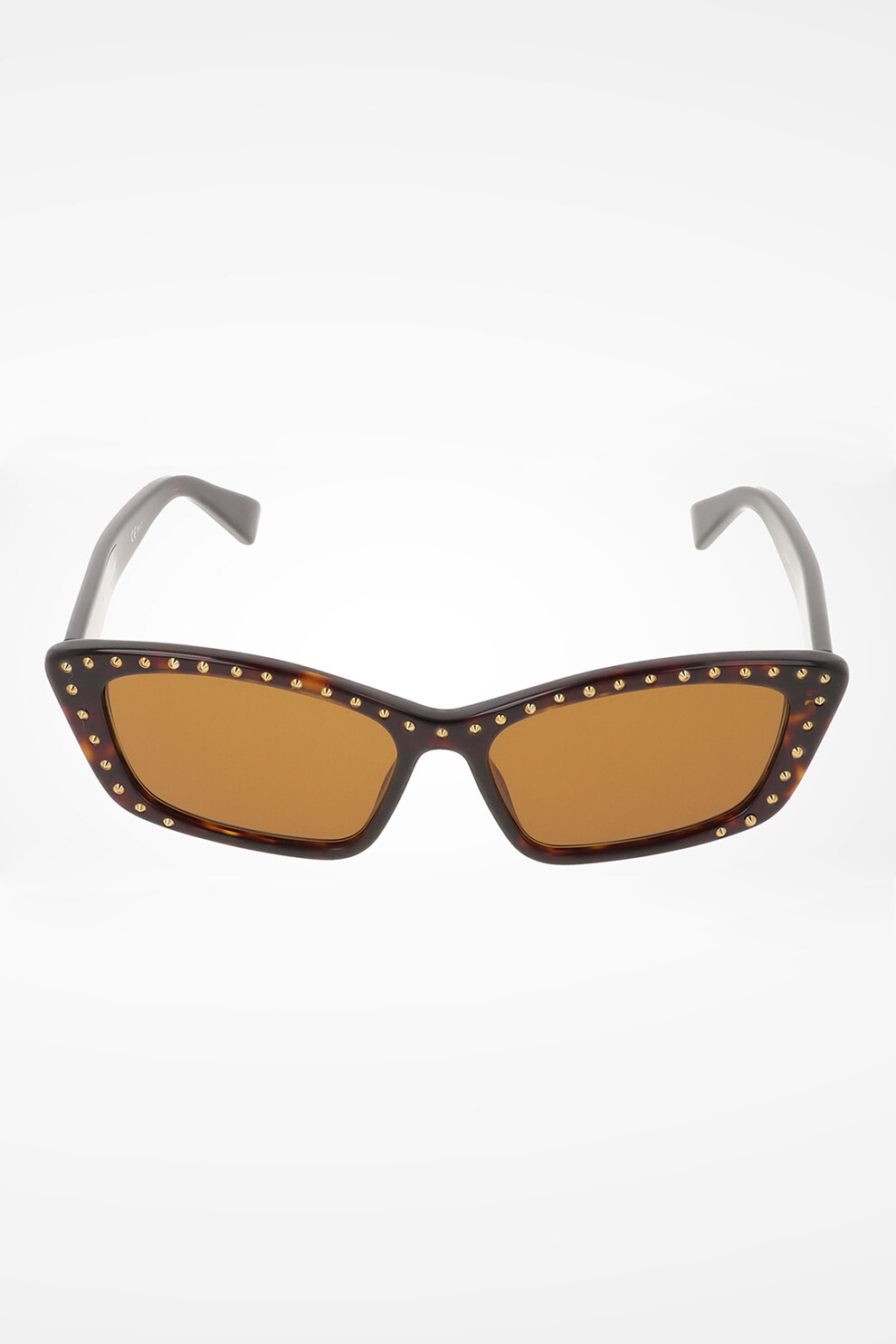 Love Moschino, Ochelari de soare cat-eye cu tinte discrete, Maro inchis, 52-15-140 Standard