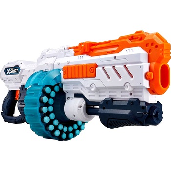 Pusca de jucarie X-Shot Turbo Advance, 96 proiectile incluse, Incarcator cu 40 de proiectile, Raza de Actiune 27 Metri Pusca de jucarie X-Shot Turbo Advance, 96 proiectile incluse, Incarcator cu 40 de proiectile, Raza de Actiune 27 Metri