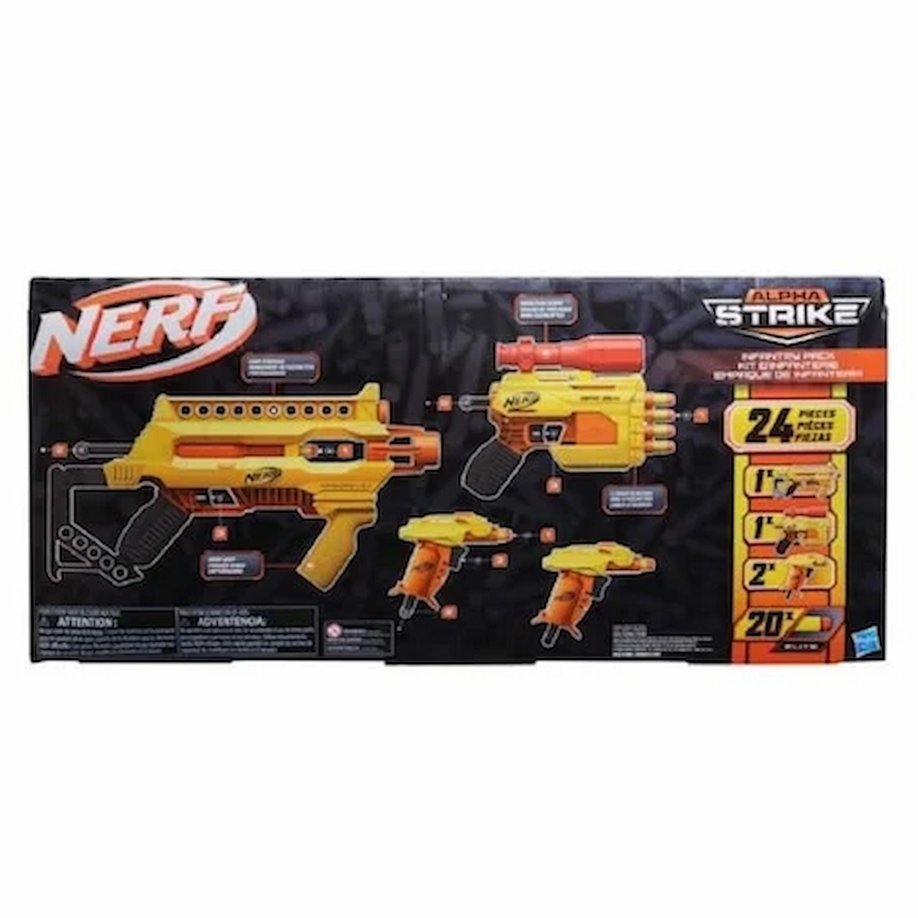 Set Comando 4 x Blastere de Lupta - Infantry Military - Nerf Alpha