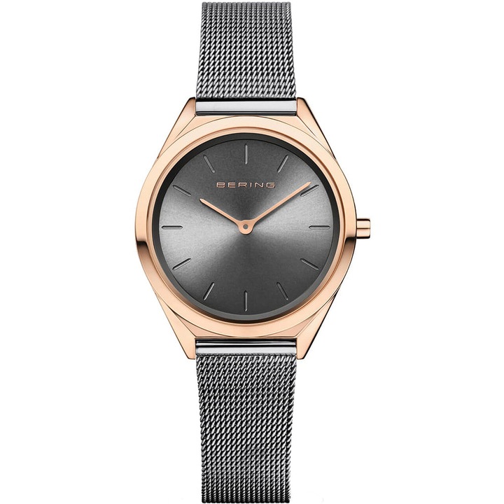 Дамски часовник Bering 17031-369, Кварцов, 31мм, 3ATM