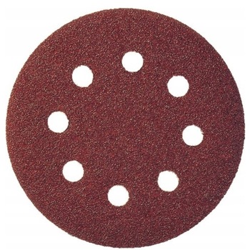 Disc de slefuit, Tagred, cu velcro si gauri de extractie a prafului, 125 mm P36 Disc de slefuit, Tagred, cu velcro si gauri de extractie a prafului, 125 mm P36