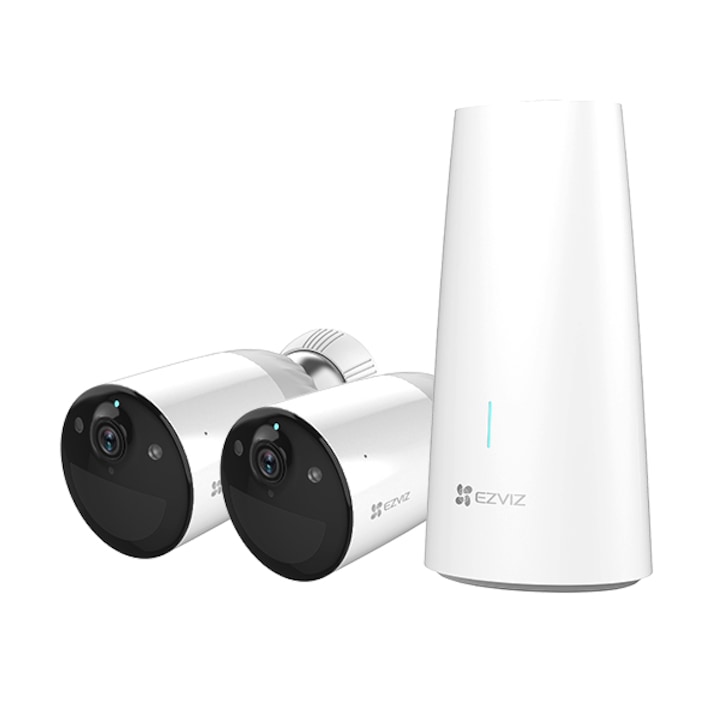 EZVIZ BC1-B2 (1+2) Kültéri Wi-Fi kamera szett, fehér