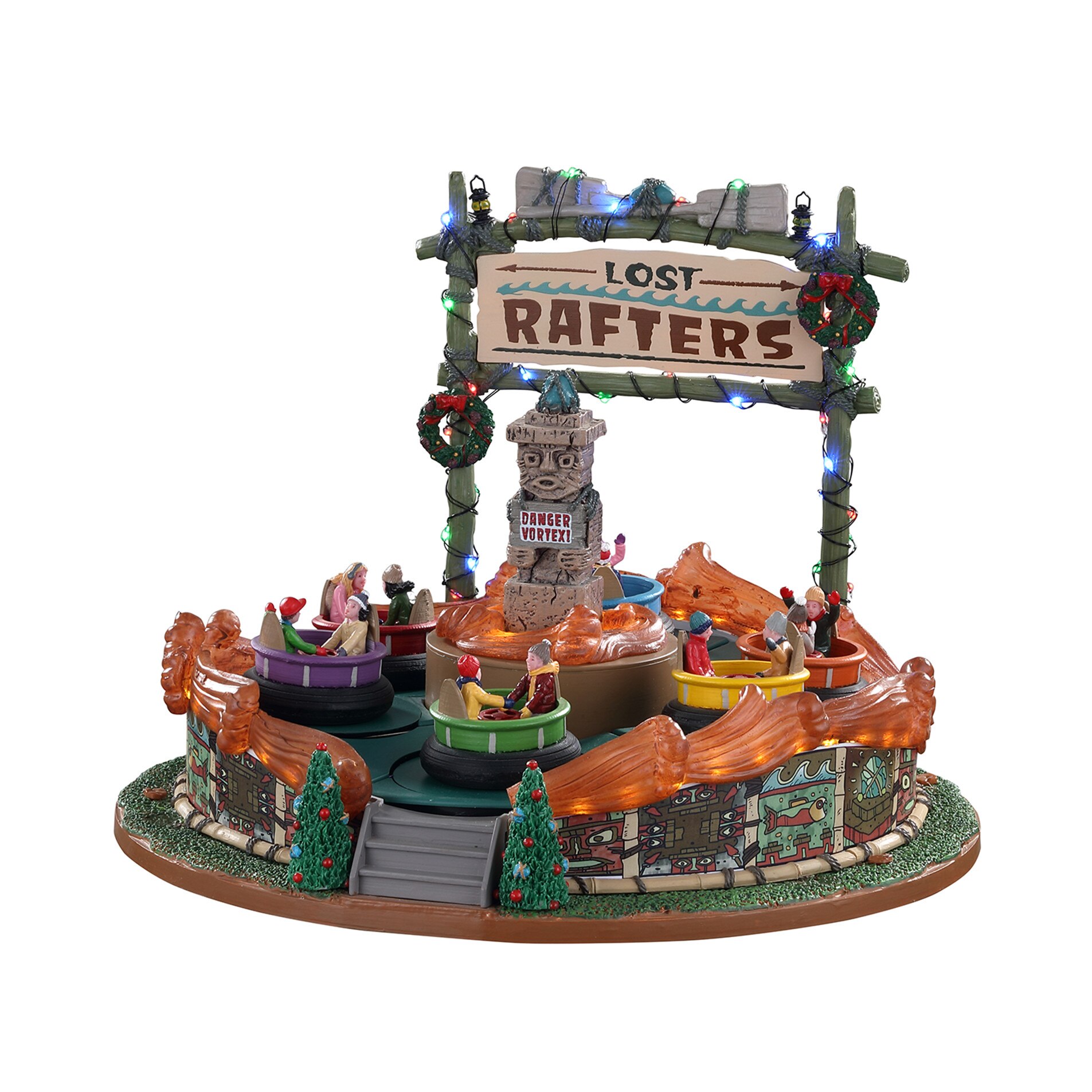 Figurina Christmas Village Lemax, Lost Rafters, Adaptor de 4.5v inclus