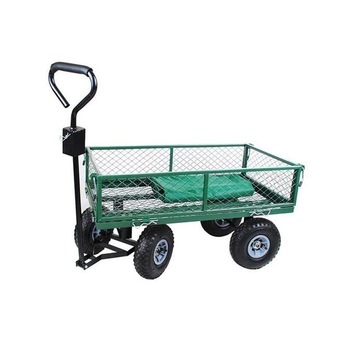 Carucior gradina laterale rabatabile, PROCART, sarcina maxima 250 kg, cadru metalic, husa textil Carucior gradina laterale rabatabile, PROCART, sarcina maxima 250 kg, cadru metalic, husa textil