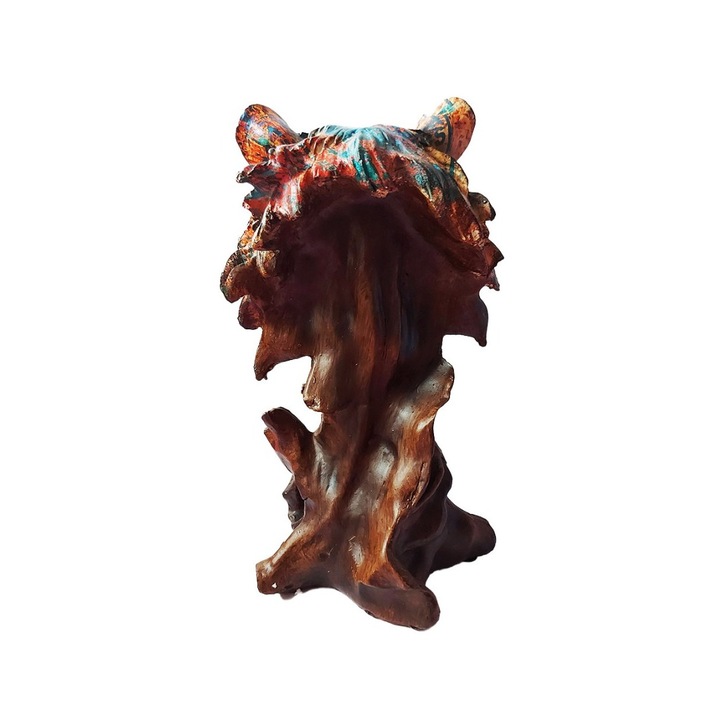 Статуетка BV, В трикове с дърво, Меча глава, 28см