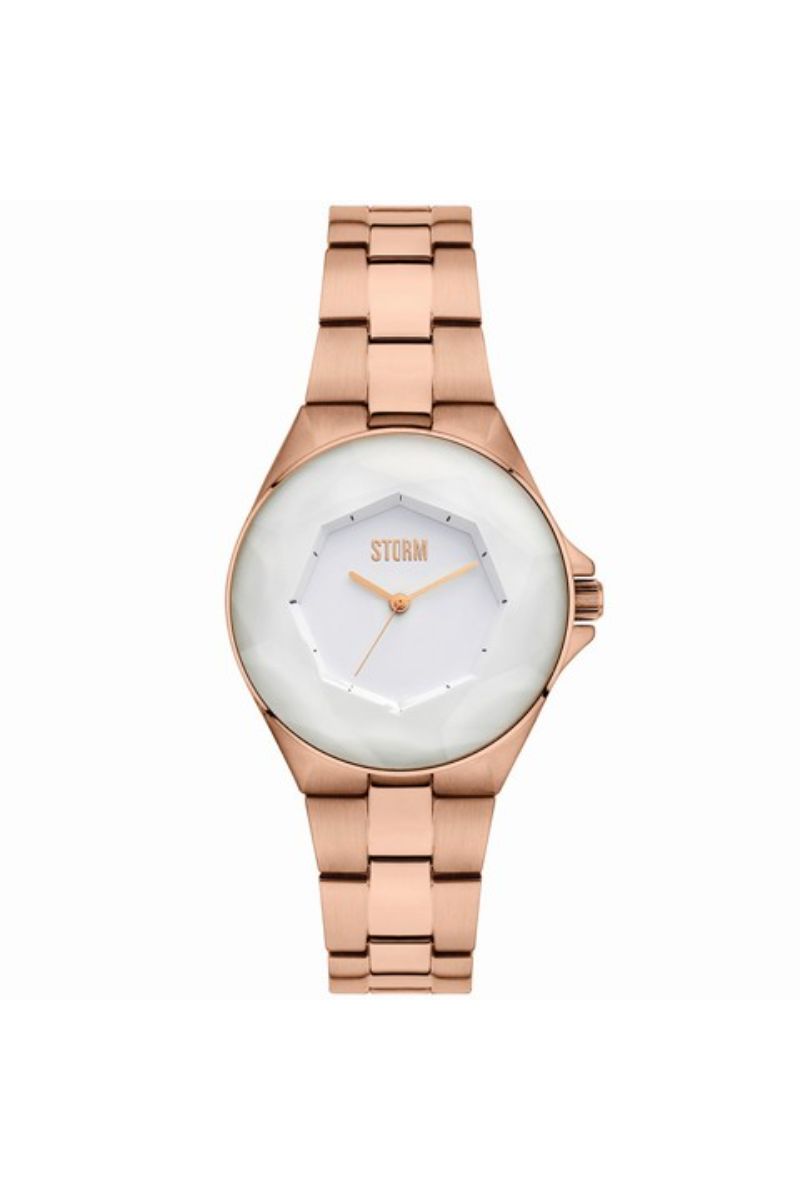 Ceas dama Storm London, 47254 / RG, Auriu/Alb